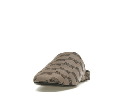 Balenciaga Cozy Jacquard Mules Brown