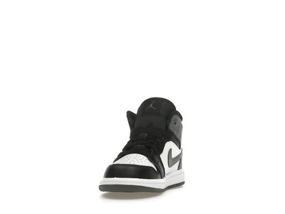 Jordan 1 Mid Black White Iron Grey (PS)