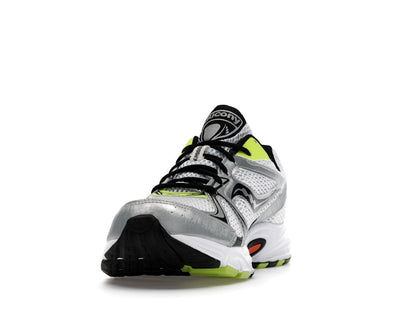 Saucony Grid Ride Millennium White Silver Lime Orange