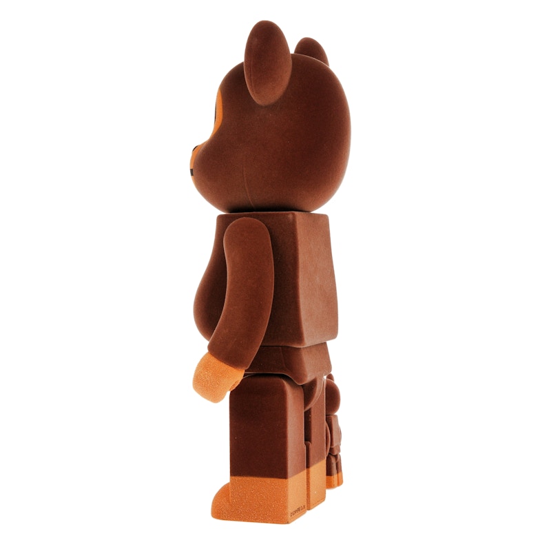 Bearbrick x Bape Baby Milo Flocky Ver. 100% & 400% Set