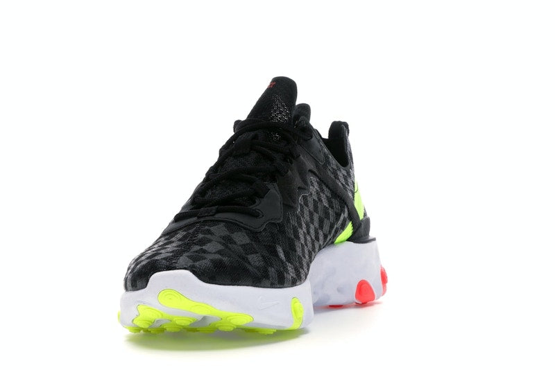 Nike React Element 55 Black Crimson Volt