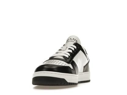Prada Downtown Low Top Sneakers Leather White Black