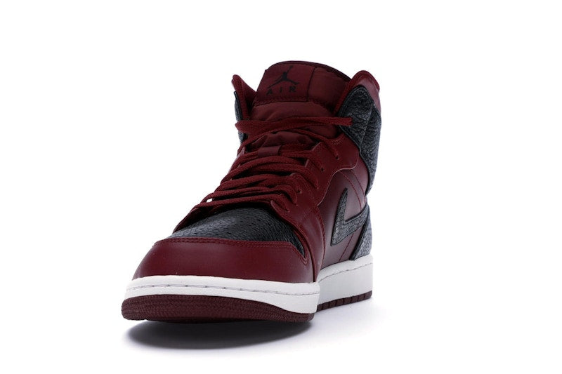 Jordan 1 Retro Mid Team Red Black