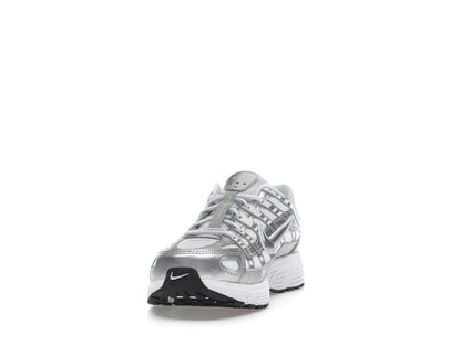 Nike P-6000 White Metallic Silver (GS)
