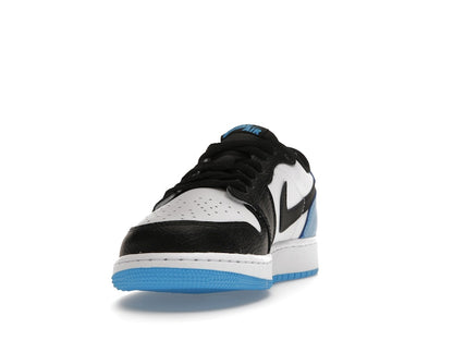 Jordan 1 Retro Low OG Black Dark Powder Blue (GS)