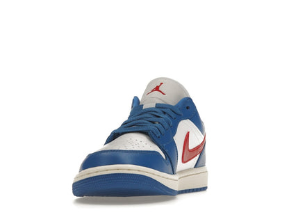 Jordan 1 Low Sport Blue Gym Red (Women's)