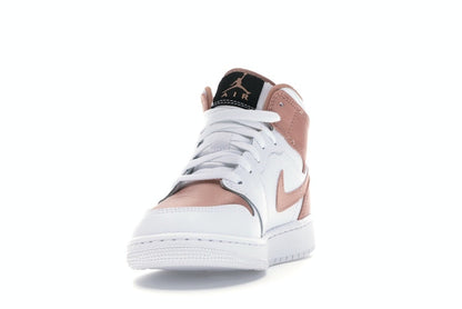 Jordan 1 Mid White Rose Gold (GS)