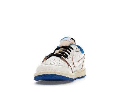 Jordan 1 Retro Low OG SP Fragment x Travis Scott Sail Military Blue (PS)