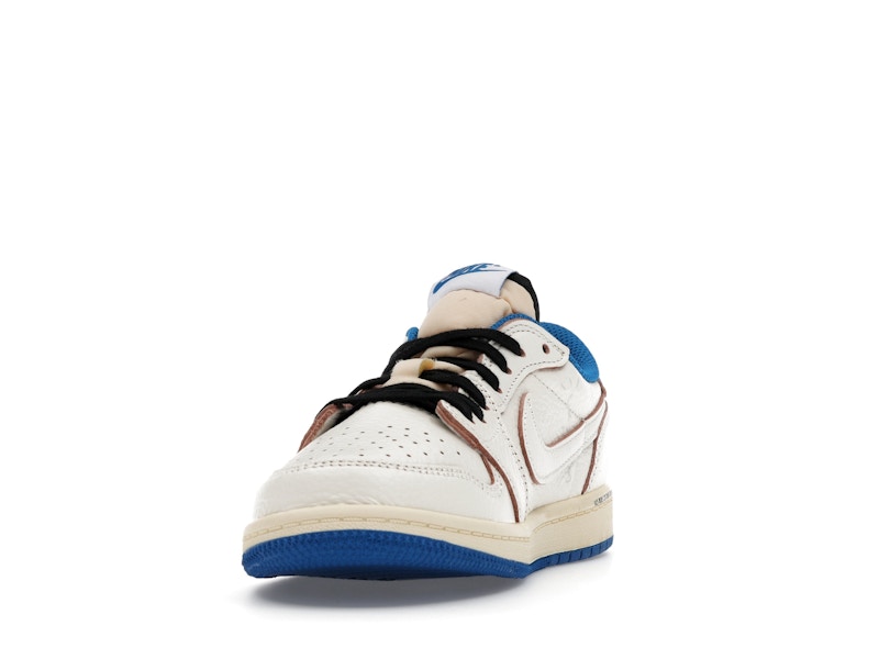 Jordan 1 Retro Low OG SP Fragment x Travis Scott Sail Military Blue (PS)
