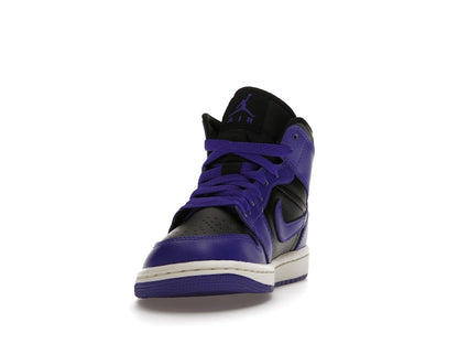 Jordan 1 Mid Purple Black (Women's)