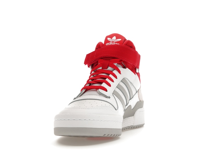 adidas Forum Mid White Red Grey