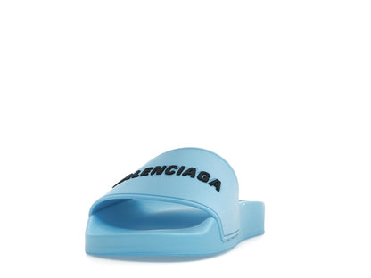 Balenciaga Pool Slide Blue Sky (Womens)