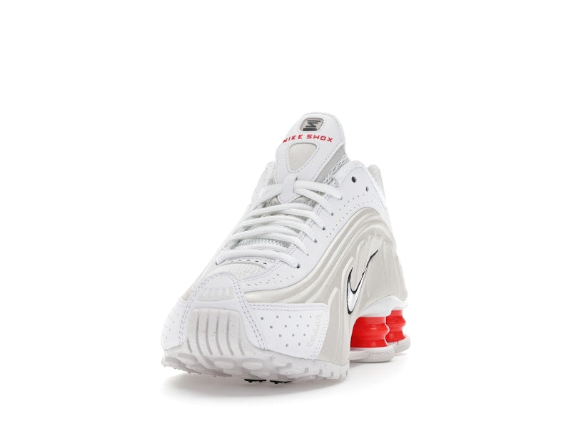 Nike Shox R4 White Phantom Picante Red (Women's)