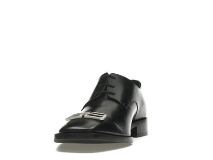 Balenciaga Rim Derby Shoes Black Leather