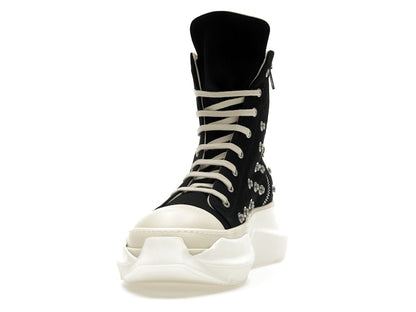 Rick Owens DRKSHDW Abstract Sneaks Studded Eyelets Black Milk