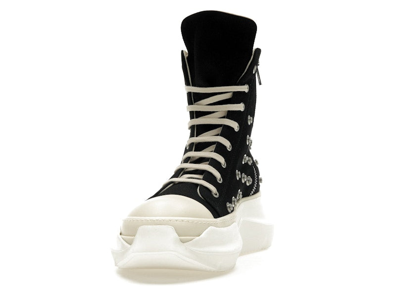 Rick Owens DRKSHDW Abstract Sneaks Studded Eyelets Black Milk