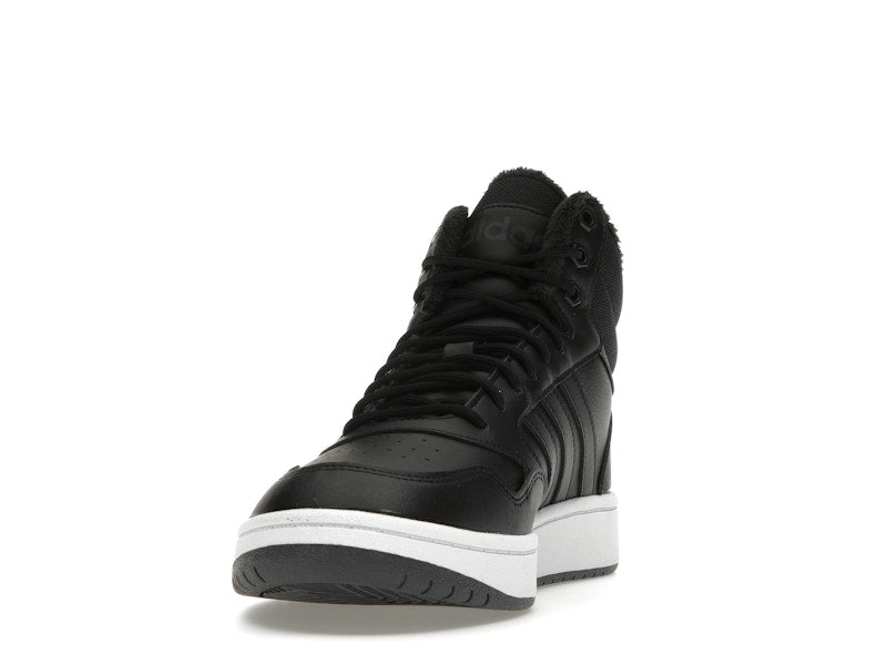 adidas Hoops 3.0 Mid Classic Fur Lining Winterized Core Black Cloud White