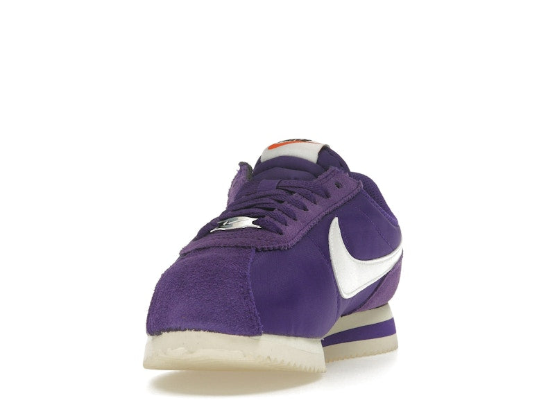 Nike Cortez Textile Field Purple Alabaster Safety Orange Summit White (Women's)