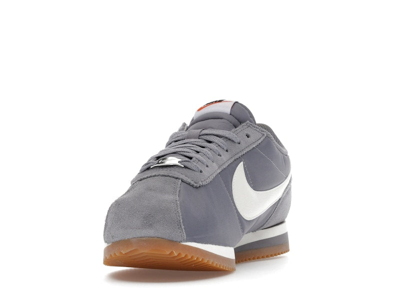 Nike Cortez Textile Cement Grey Gum Light Brown Safety Orange Sail (Women's)