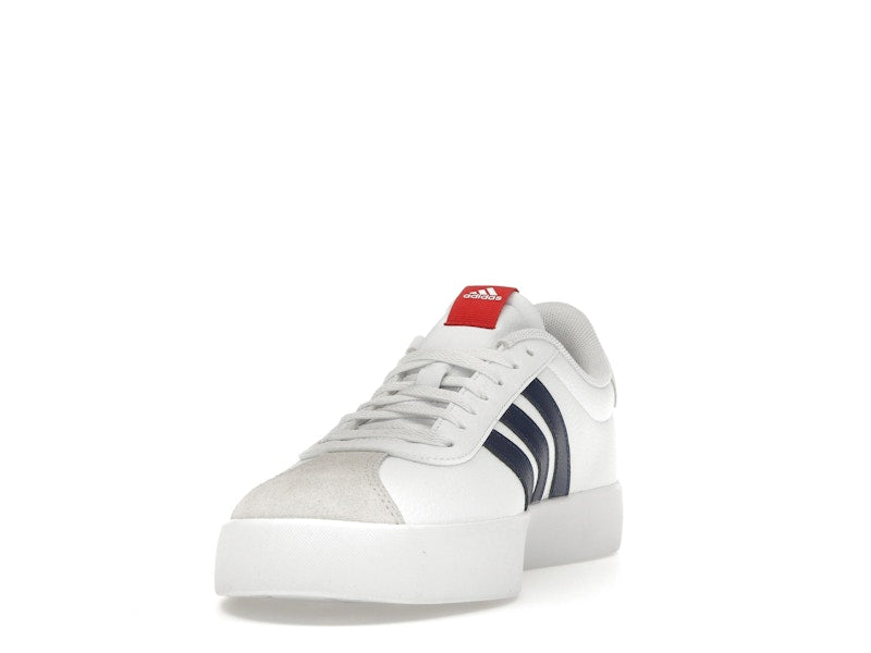 adidas Vl Court 3.0 Cloud White Dark Blue Better Scarlet