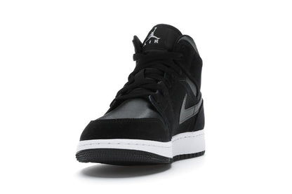 Jordan 1 Mid White Black Grey (GS)