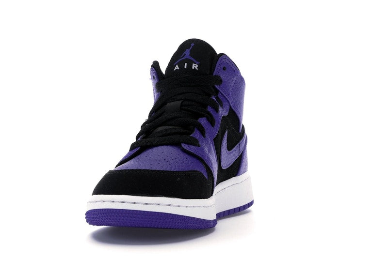 Jordan 1 Mid Black Dark Concord (GS)