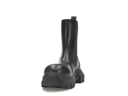 Rick Owens Lido Beatle Bozo Tractor Boots Black