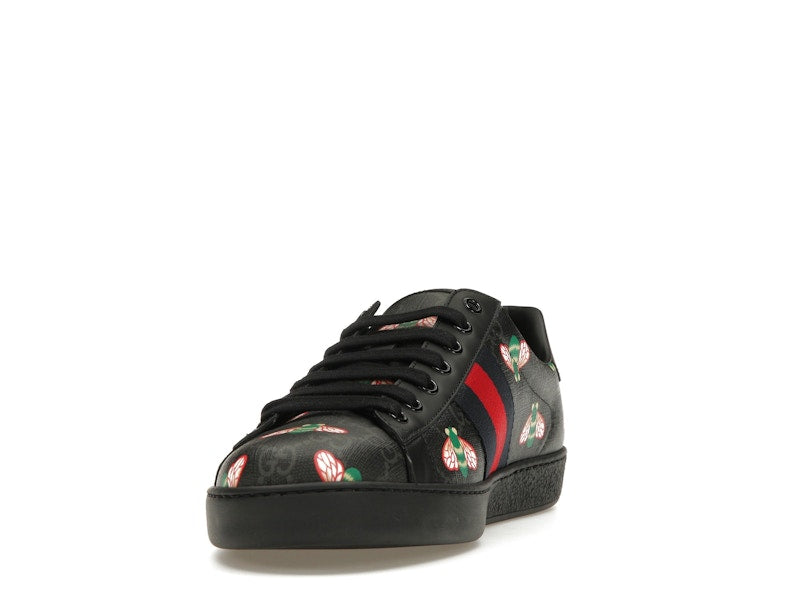 Gucci Ace Bee Print Black