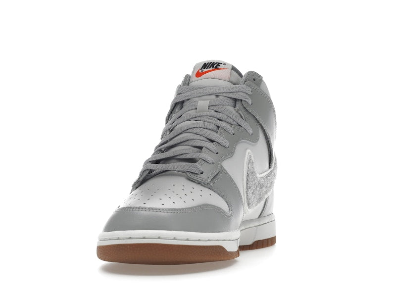 Nike Dunk High University Chenille Swoosh Light Smoke Grey