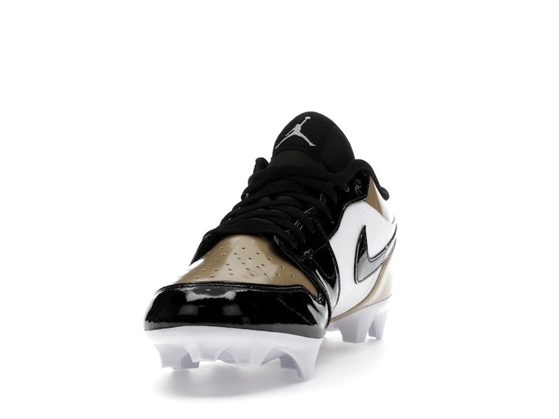 Jordan 1 Low TD Cleat Patent Gold Toe