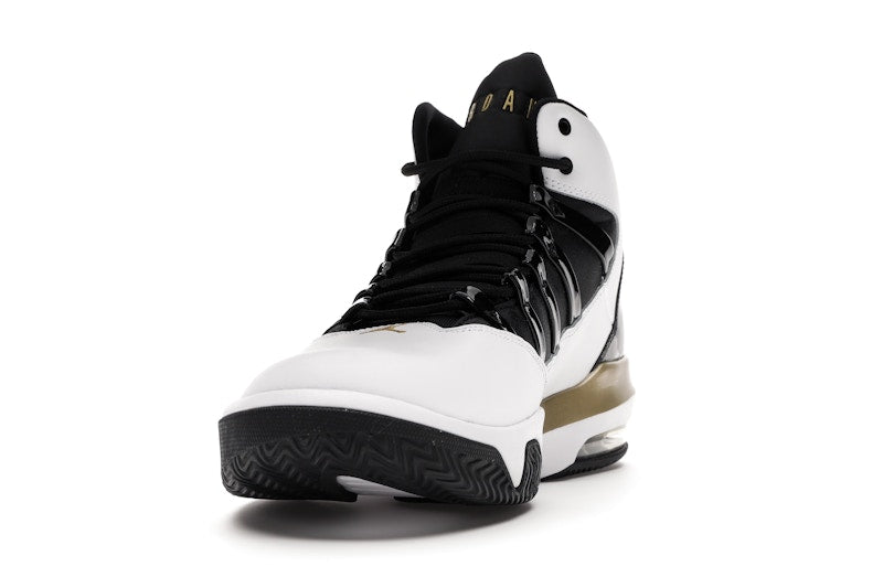 Jordan Max Aura White Metallic Gold Black