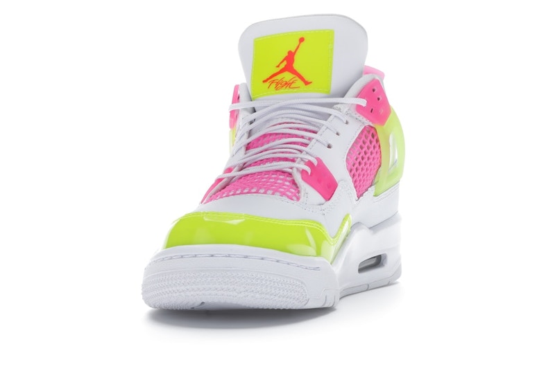 Jordan 4 Retro White Lemon Pink (GS)