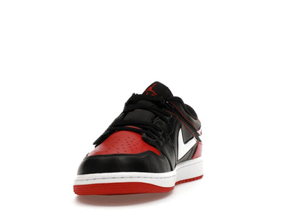 Jordan 1 Low FlyEase Black White Gym Red