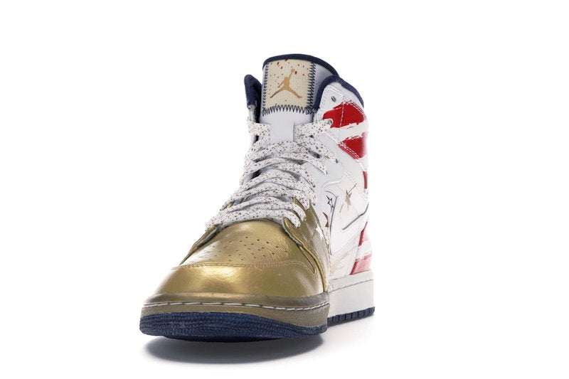 Jordan 1 Retro Dave White Wings For the Future Gold