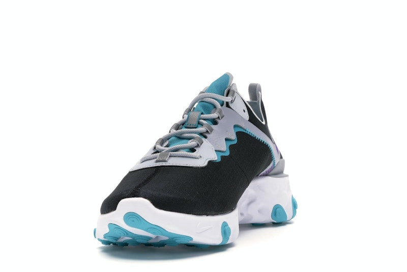 Nike React Element 55 Black Pure Platinum Teal Nebula