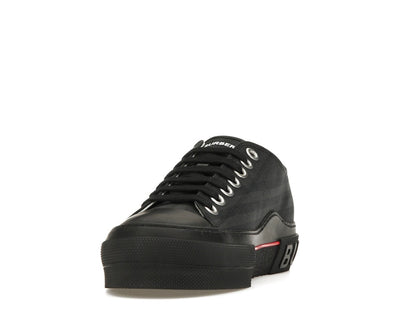 Burberry Vintage Check Canvas Low-Top Sneaker Dark Charcoal