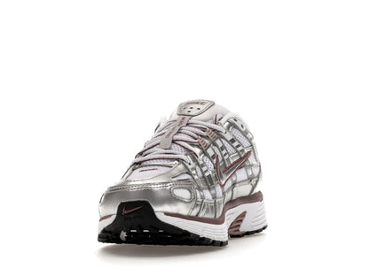 Nike P-6000 White Metallic Silver Tattoo (Women's)