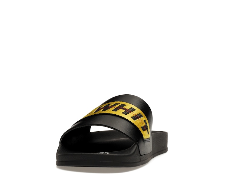 OFF-WHITE Industrial Belt Slides Black Yellow