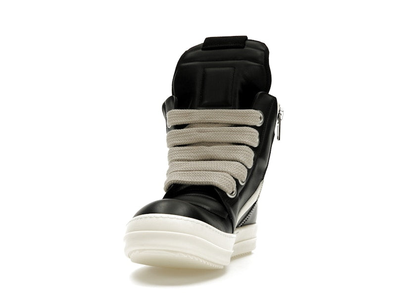 Rick Owens GeoBasket Oversized Eylet Black Milk