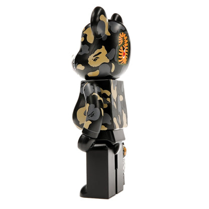 Bearbrick x BAPE Madison Avenue Exclusive Shark Camo 100% & 400% Set