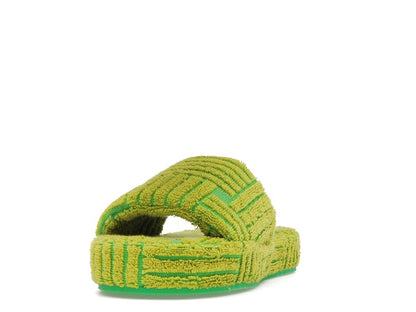 Bottega Veneta Resort Geometric Sandal Parakeet Kiwi