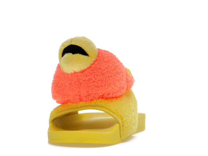 adidas JS Adilette Jeremy Scott Teddy Yellow