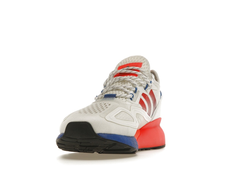 adidas ZX 2K Boost White Solar Red Blue