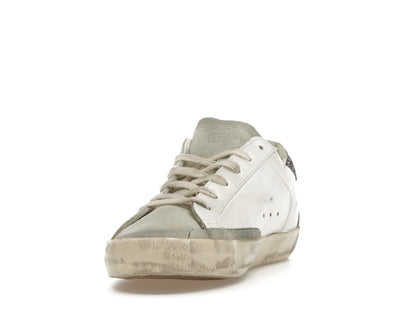 Golden Goose Super-Star White Dark Grey Glitter (Women's)