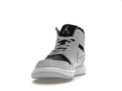 Jordan 1 Mid Pure Platinum Metallic Silver