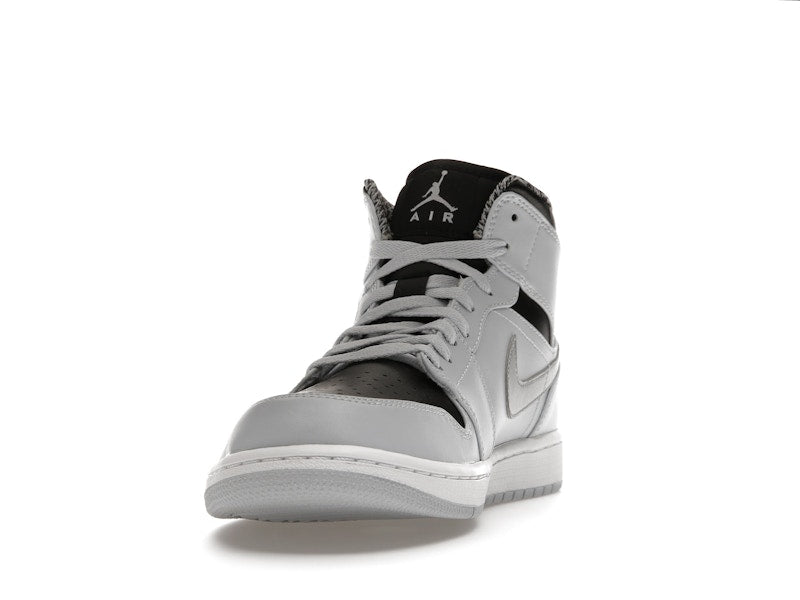 Jordan 1 Mid Pure Platinum Metallic Silver