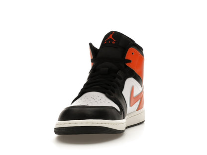 Jordan 1 Mid Black Toe Starfish
