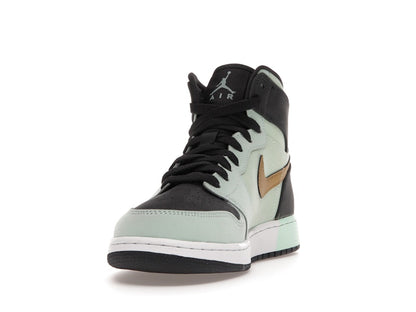 Jordan 1 Retro High Mint Foam Anthracite Metallic Gold (GS)