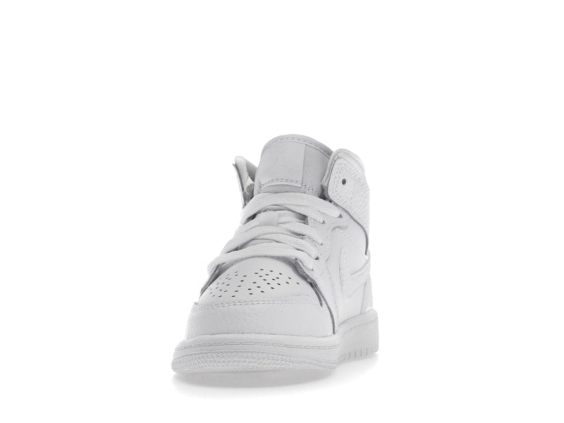 Jordan 1 Mid Triple White (2021) (PS)