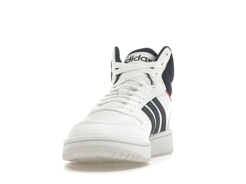 adidas Hoops 3.0 White Navy Red